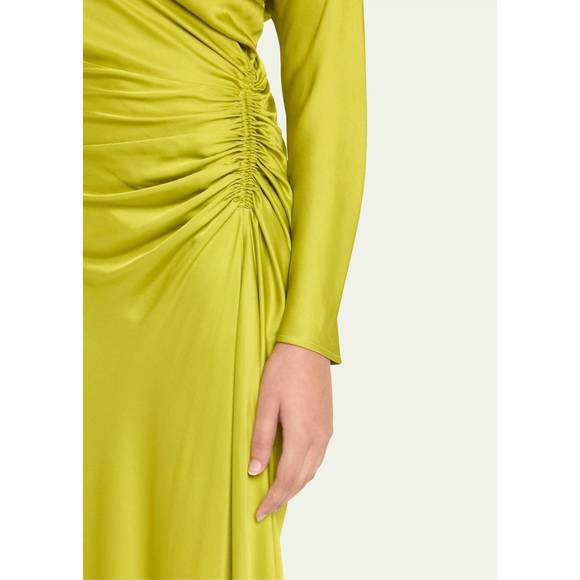 NEW A.L.C. piper dress in green amber - Picture 4 of 5